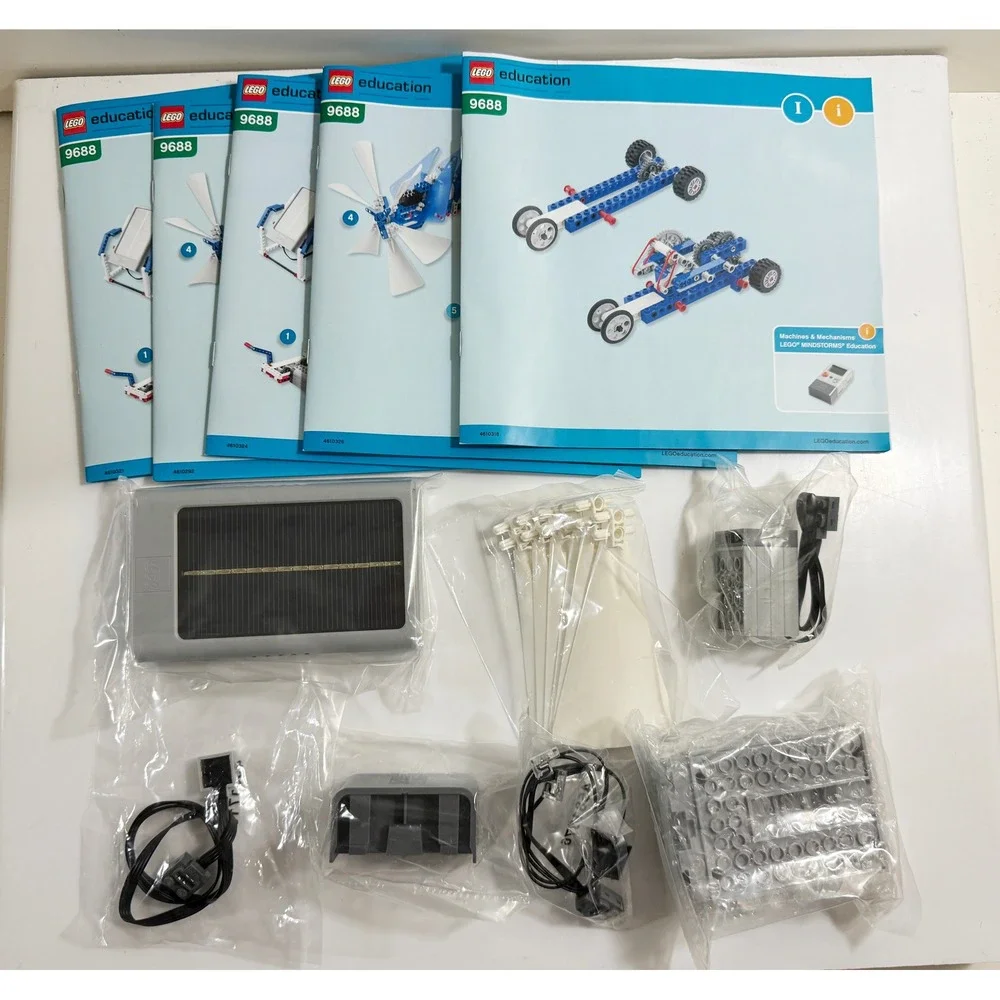 LEGO Renewable Energy Add-on Set 9688 Kids Multicolor Solar Wind Power 12pc
